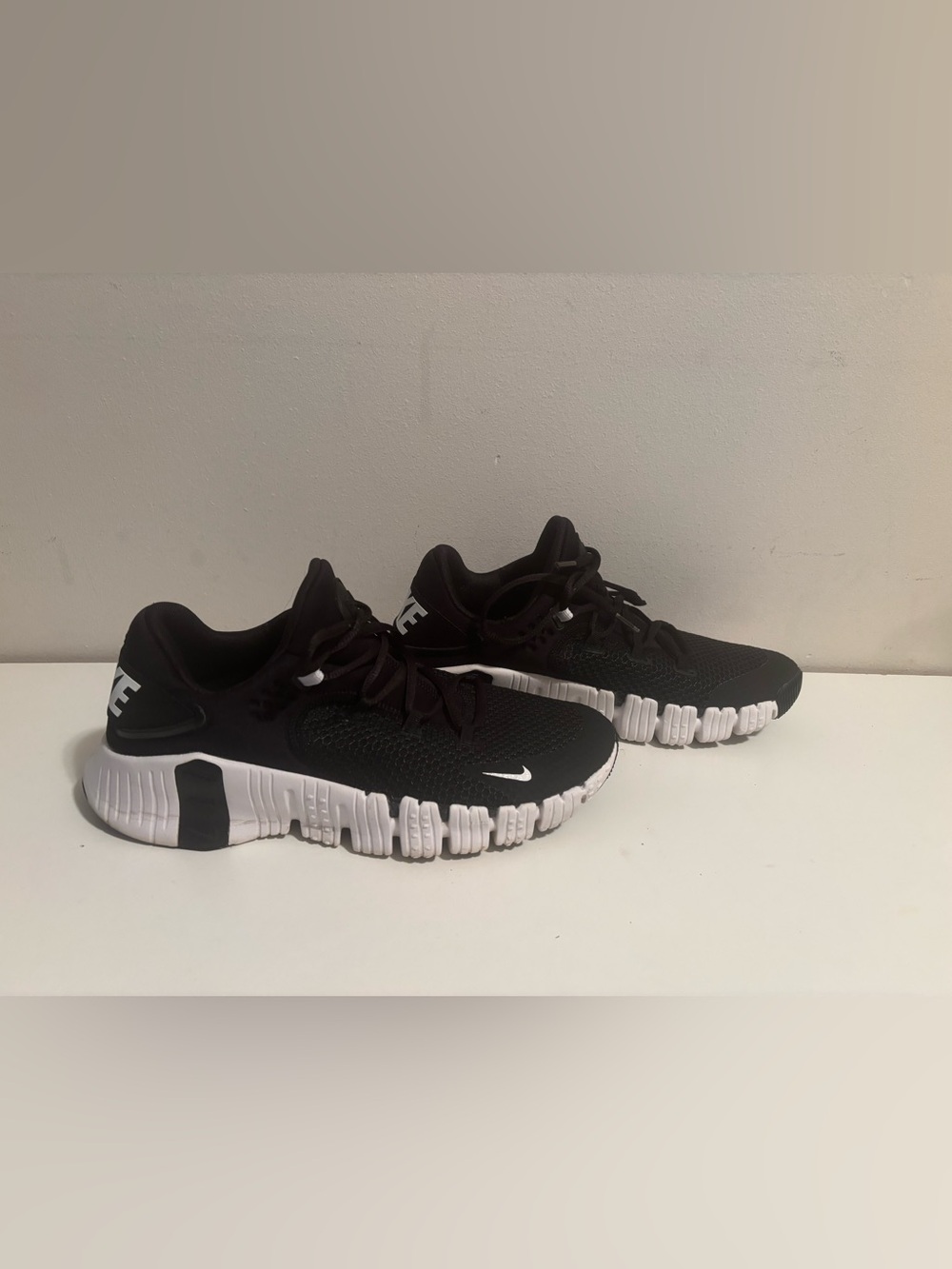 Nike Kids Black and White Flex-Style Sneakers